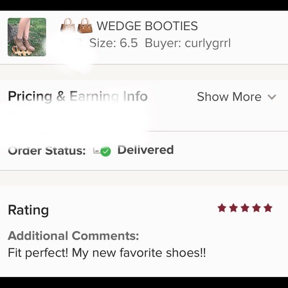 👜👜 WEDGE BOOTIES - Picture 6 of 6